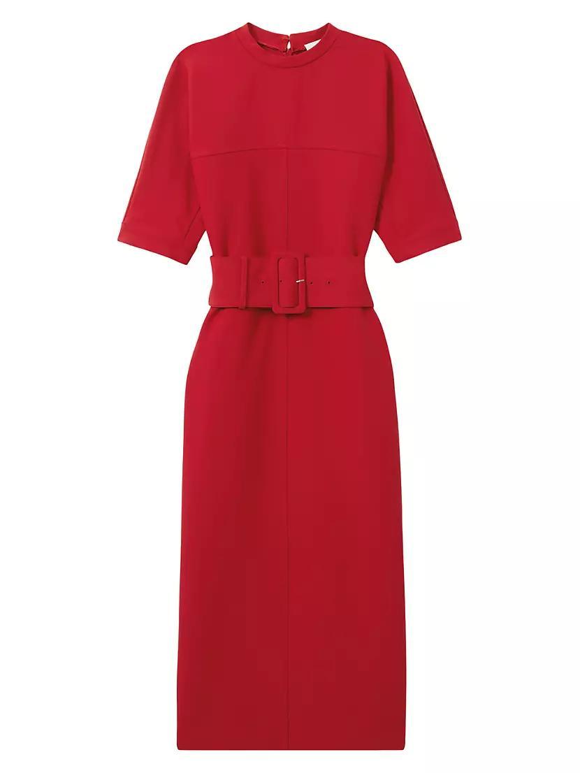 Naya Jersey Belted Midi-Dress Product Image