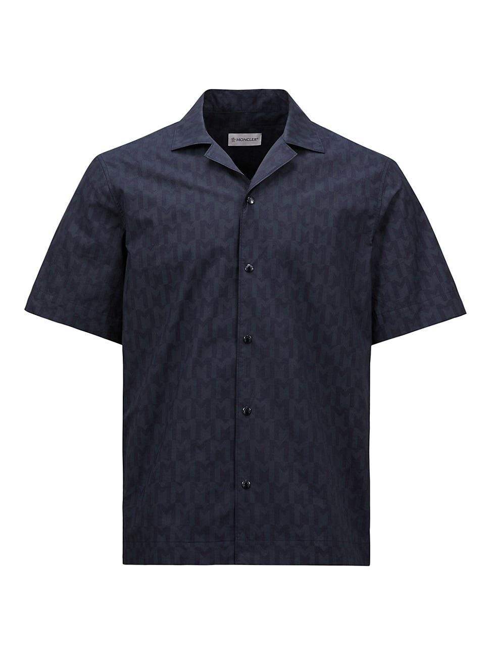 Mens Monogram Poplin Camp Shirt Product Image