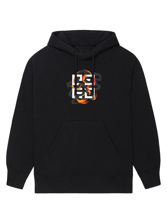 Mens 4G Dragon Slim Fit Hoodie In Fleece Product Image