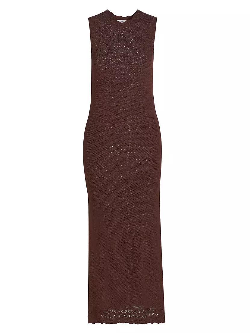 Pointelle Knit Maxi Dress Product Image