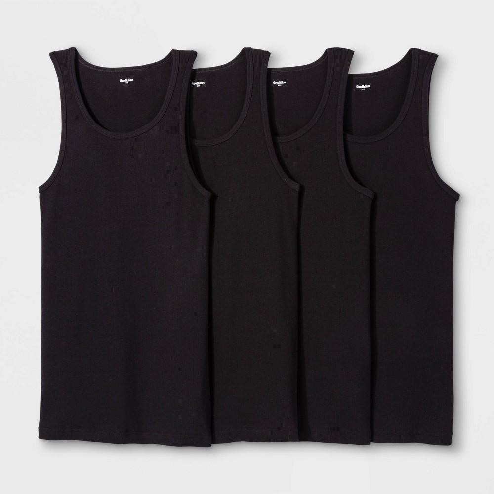 Mens 4pk Ribbed Tank Top - Goodfellow & Co XL Product Image