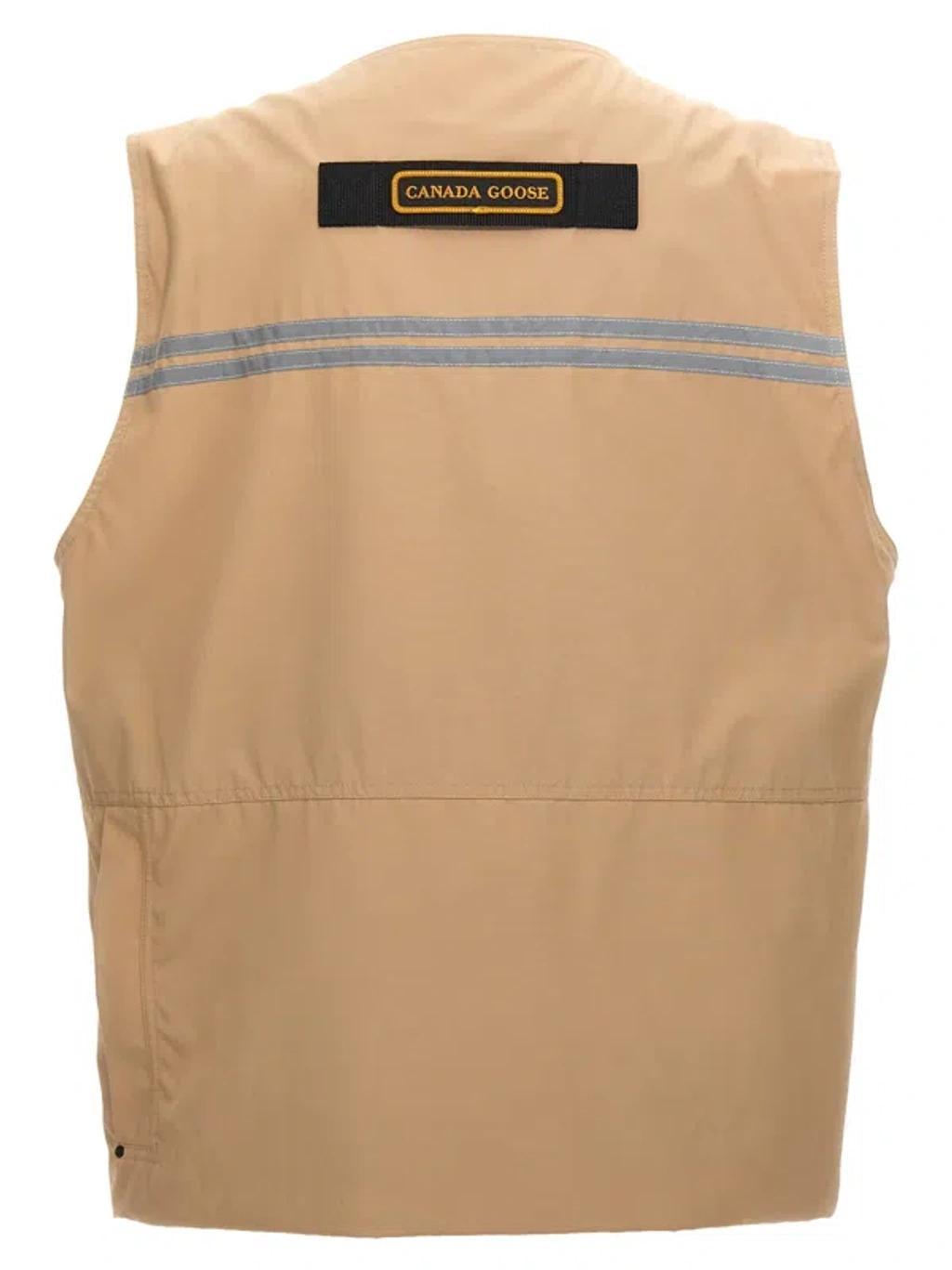 CANADA GOOSE Canmore Gilet In Cream Product Image