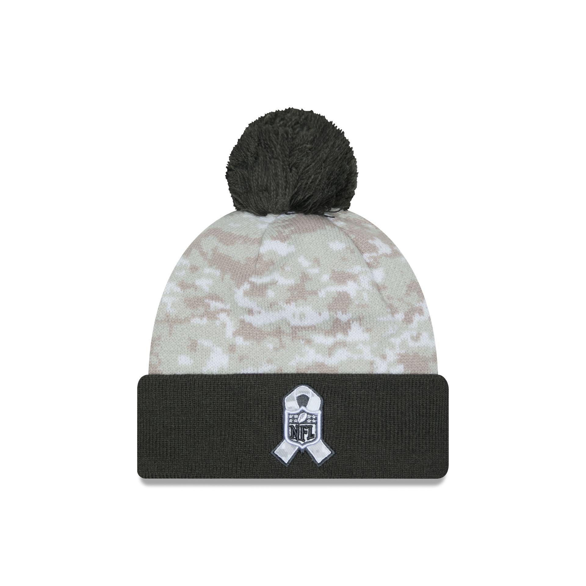 Indianapolis Colts 2024 Salute to Service Pom Knit Hat Male Product Image