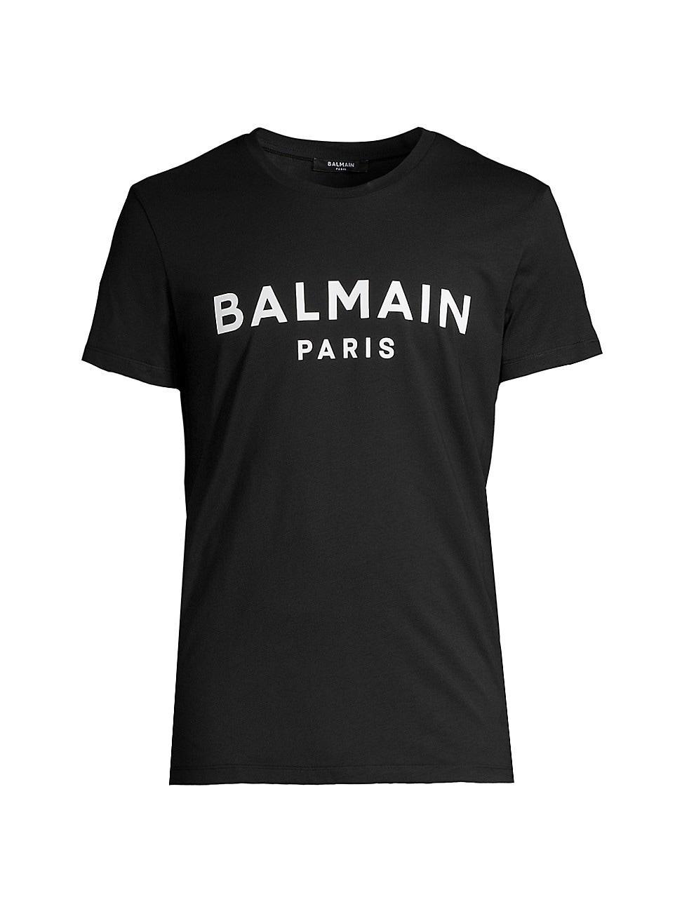 Balmain Organic Cotton Logo Graphic T-Shirt Product Image