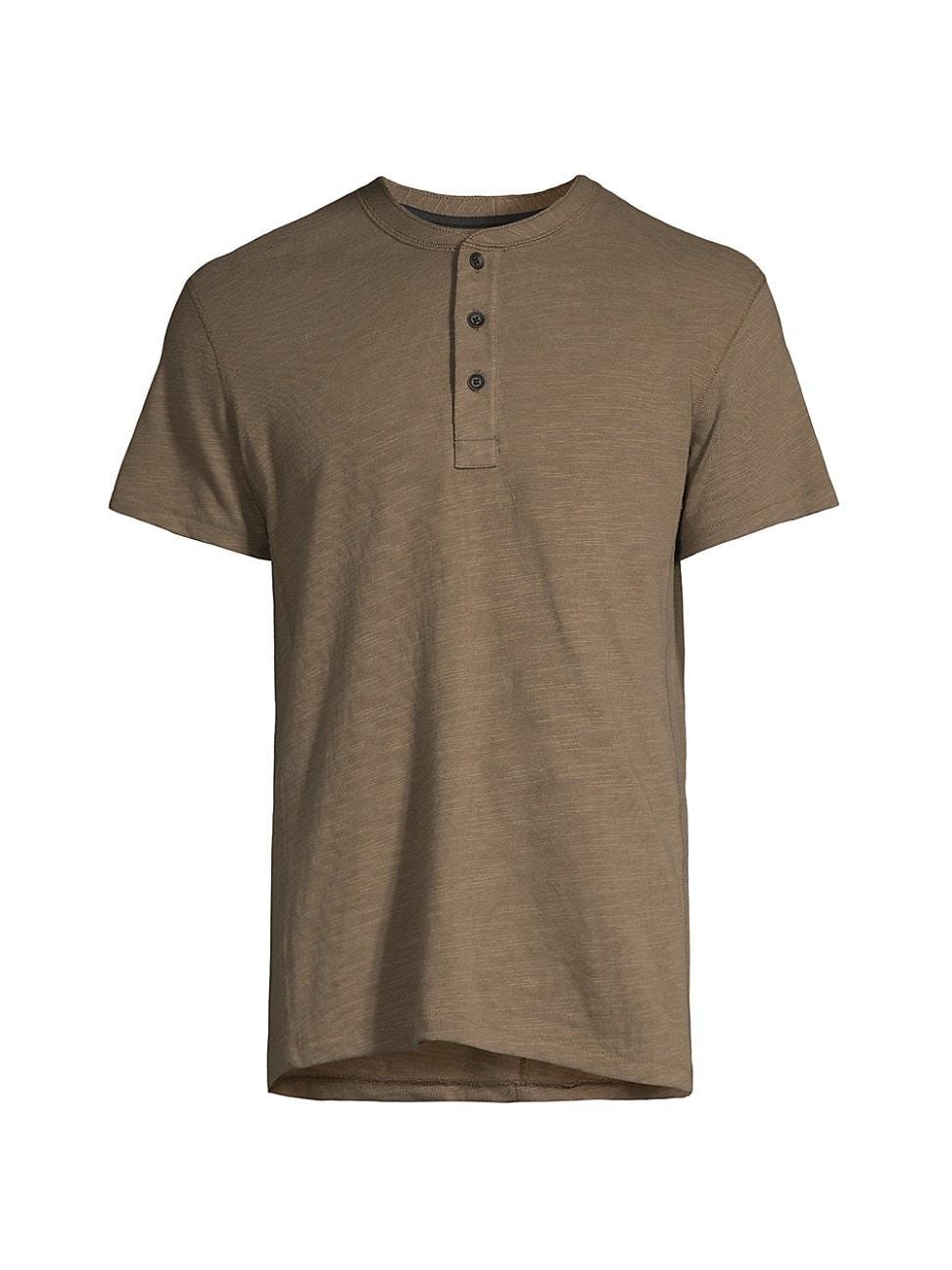 Mens Classic Henley T-Shirt Product Image