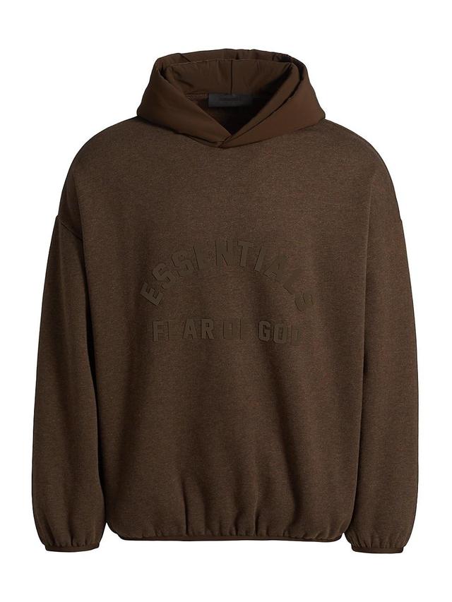 Mens Cotton-Blend Fleece Logo Hoodie Product Image