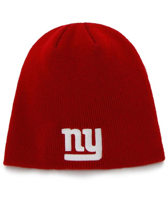 Mens Red New York Giants Secondary Logo Knit Beanie Product Image