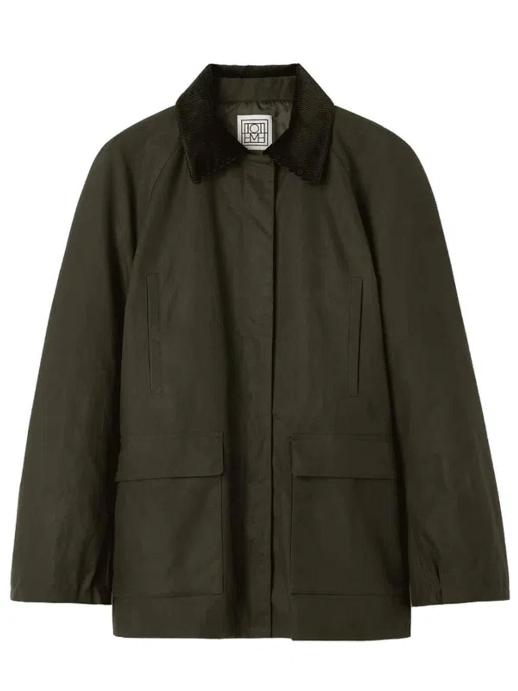 TOTÊME Brown Country Jacket In Khaki Product Image