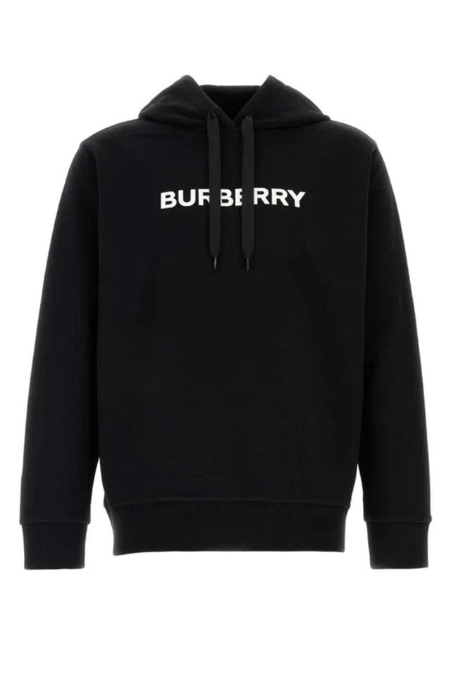 Black Logo Print Sweatshirt Product Image