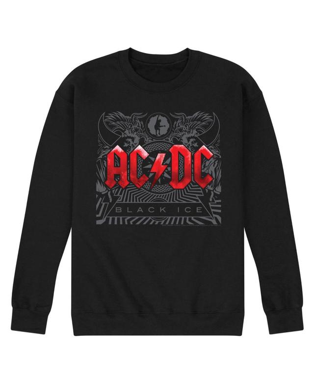 Mens Acdc Black Ice Fleece T-shirt Product Image