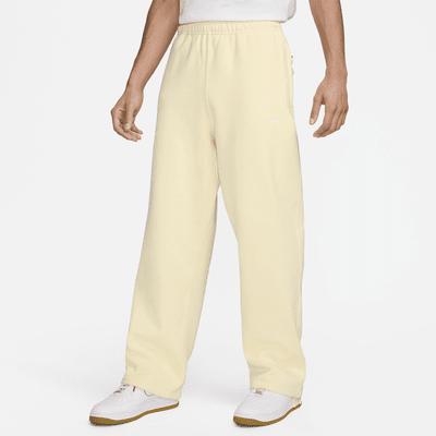 Nike Men's Solo Swoosh Open-Hem Fleece Pants Product Image