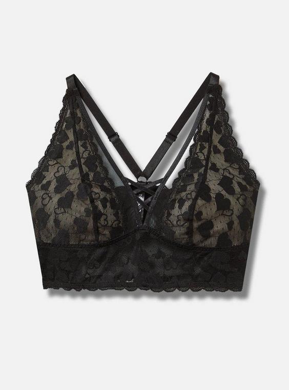 Unlined Heart Bralette Product Image