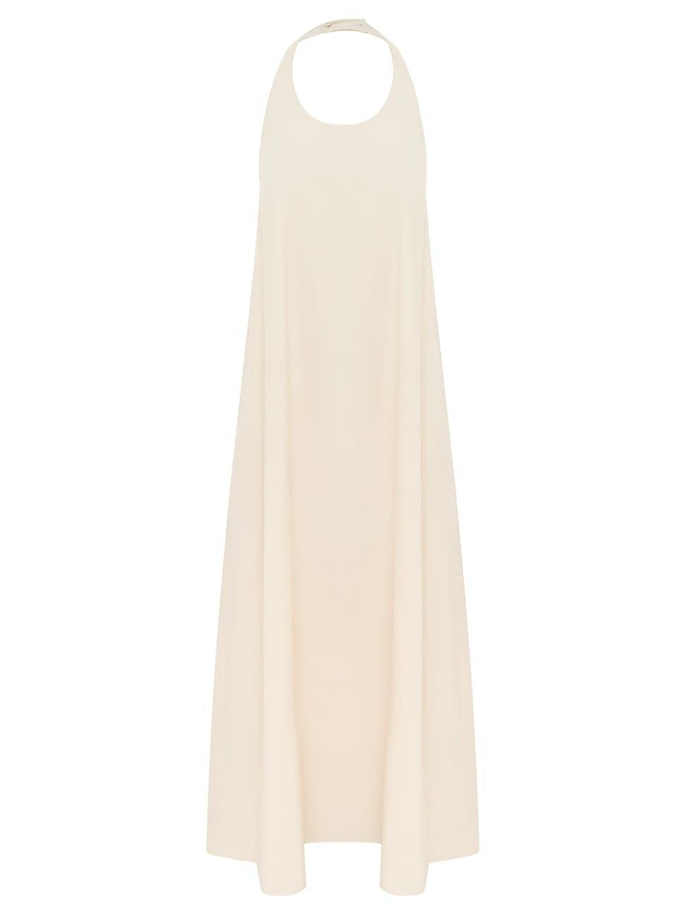 Paloma Cotton Halter Maxi Dress Product Image