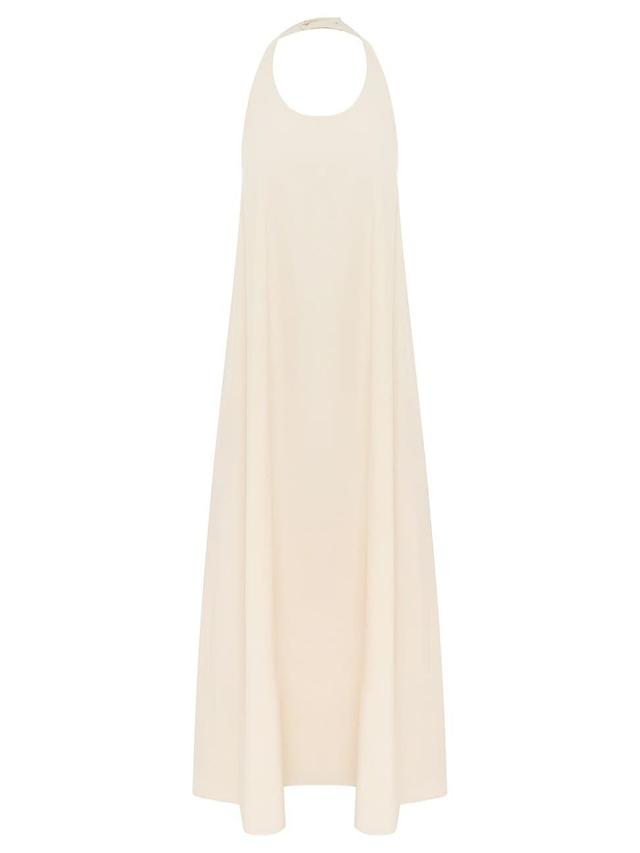 Paloma Cotton Halter Maxi Dress Product Image