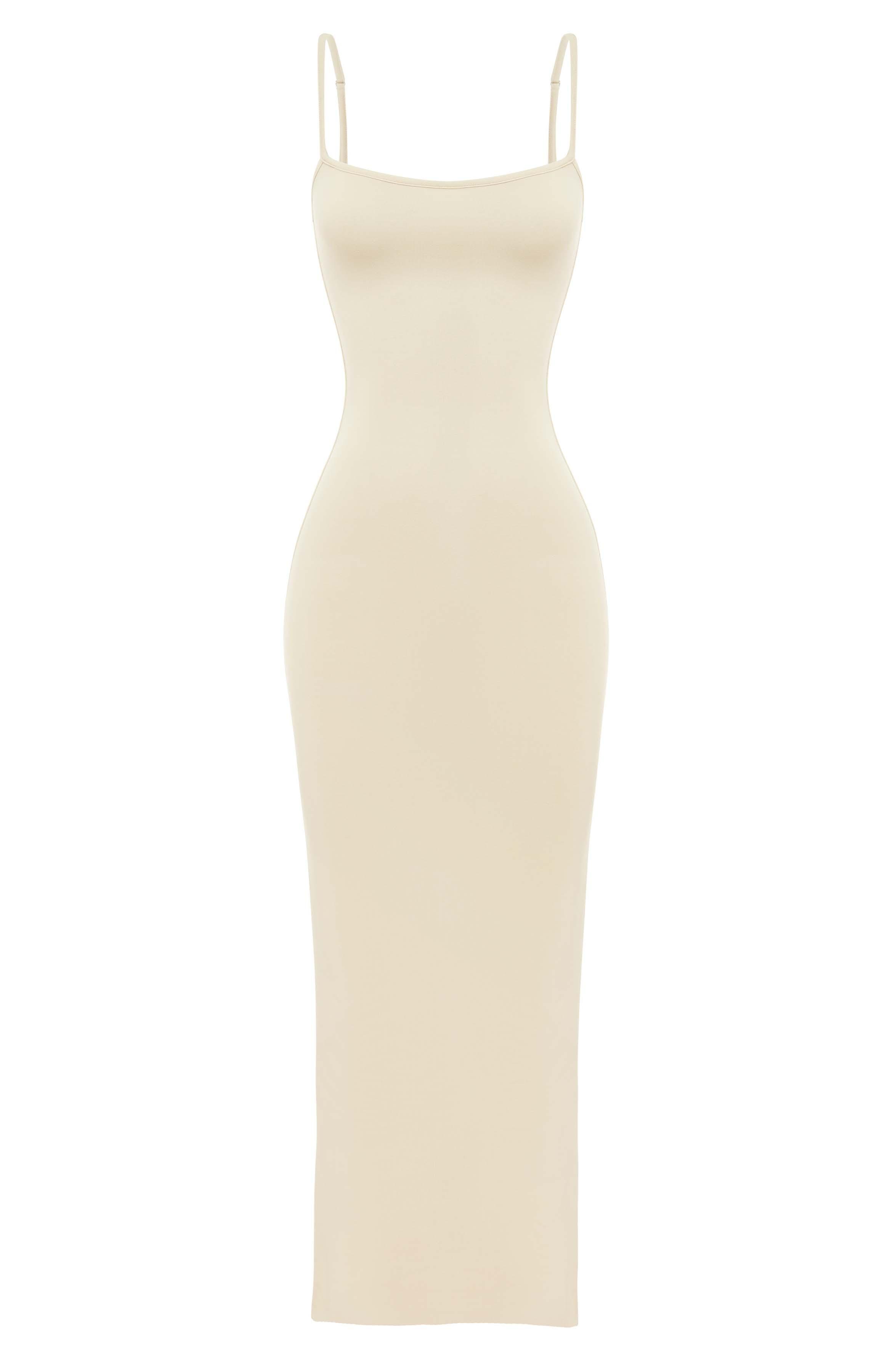 Saskia Maxi Dress - Cream Product Image