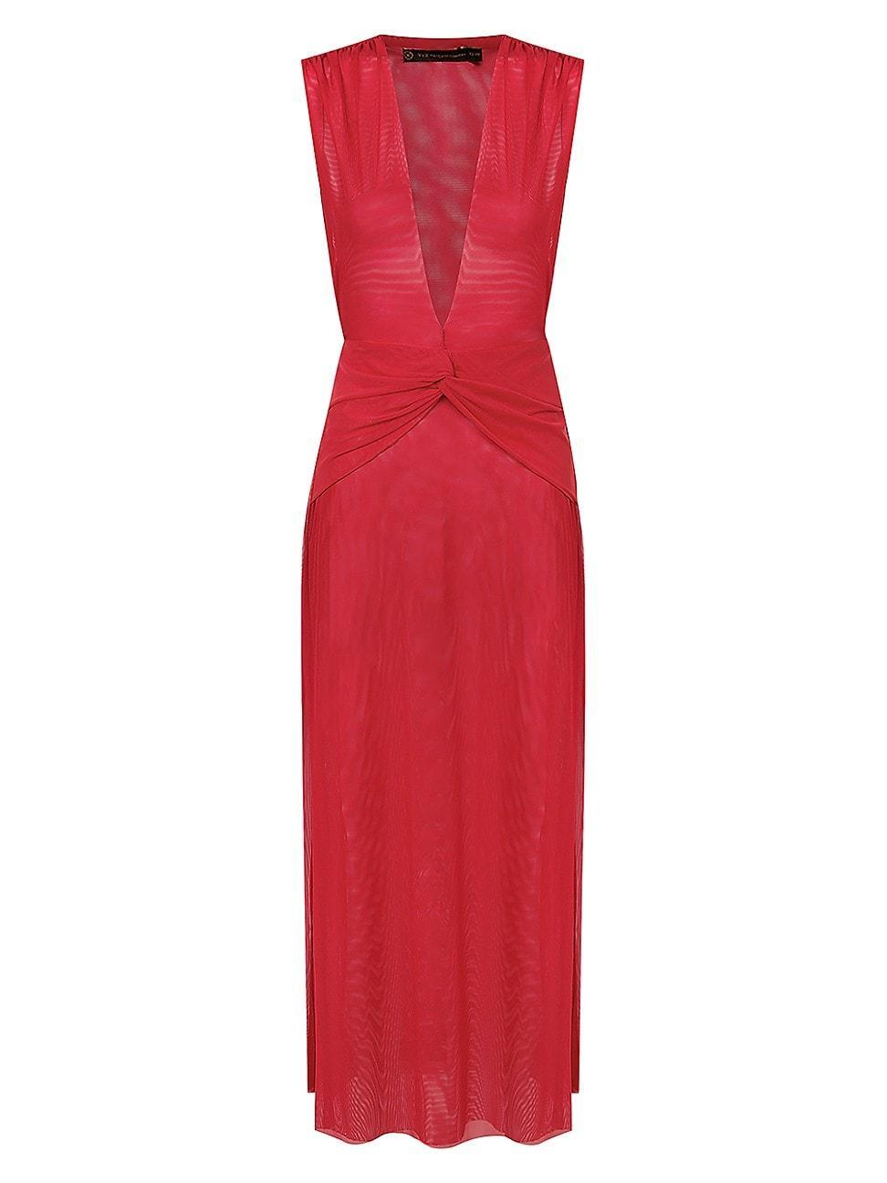 Womens Solid Cindy Cover-Up Maxi Dress Product Image