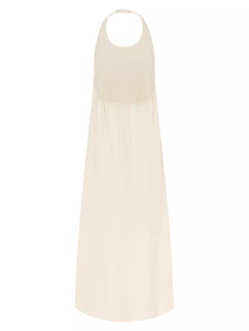 Paloma Cotton Halter Maxi Dress Product Image