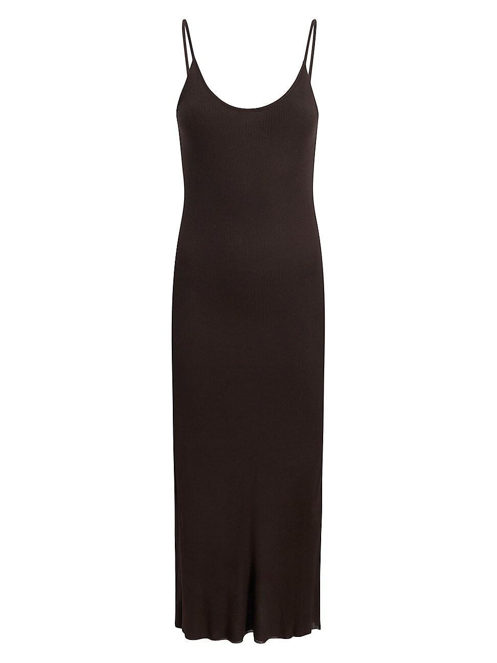 Amelita Suiting Halter Midi Dress - Navy Product Image