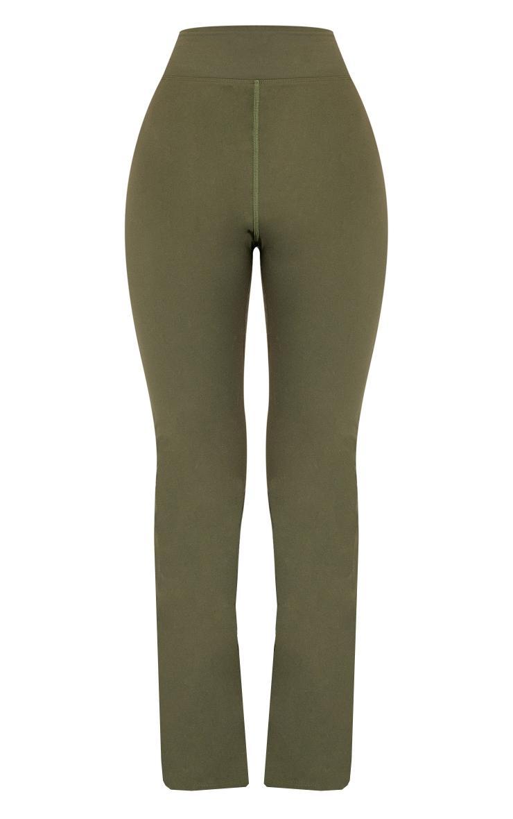 Petite Green Sculpt Flared Pants Product Image