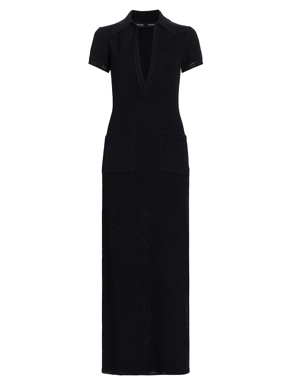 Womens Auden Plunging V-Neck Knit Maxi Dress Product Image