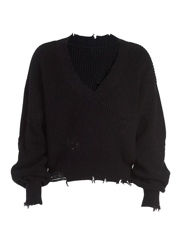 Womens Cropped Sweater Product Image