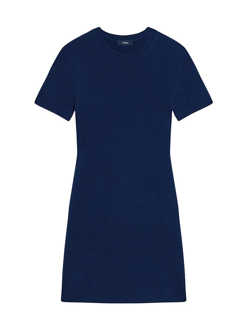 Felted Wool-Cashmere Crewneck Dress Product Image