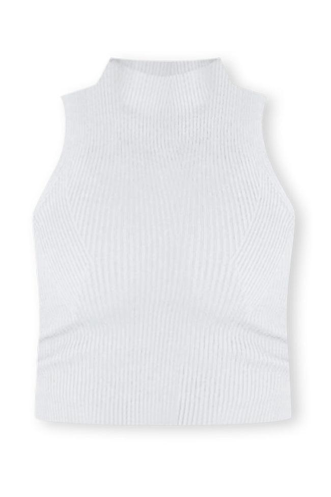 Clear My Schedule Ivory Mock Neck Sweater Tank Product Image