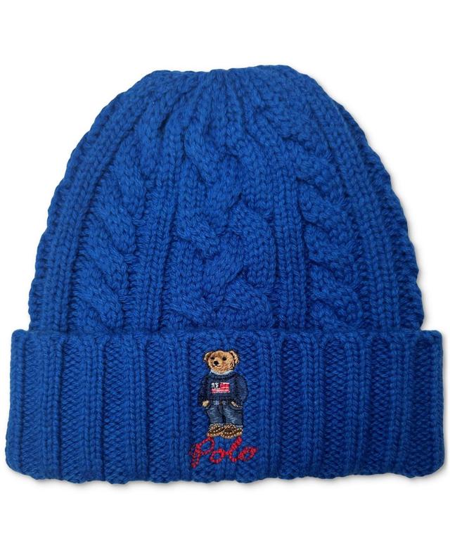 Polo Ralph Lauren Mens Cable-Knit Polo Bear Cuff Hat Product Image