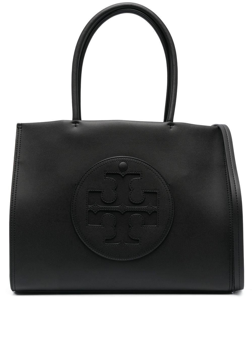 Ella Logo Patch Tote Bag In Black Product Image