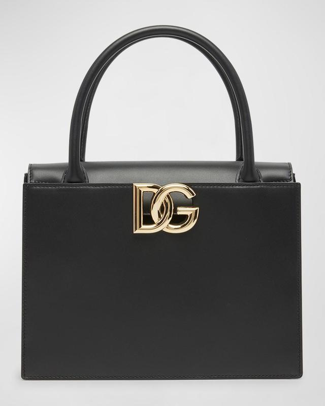 Dolce & Gabbana Logo Leather Top Handle Bag Product Image