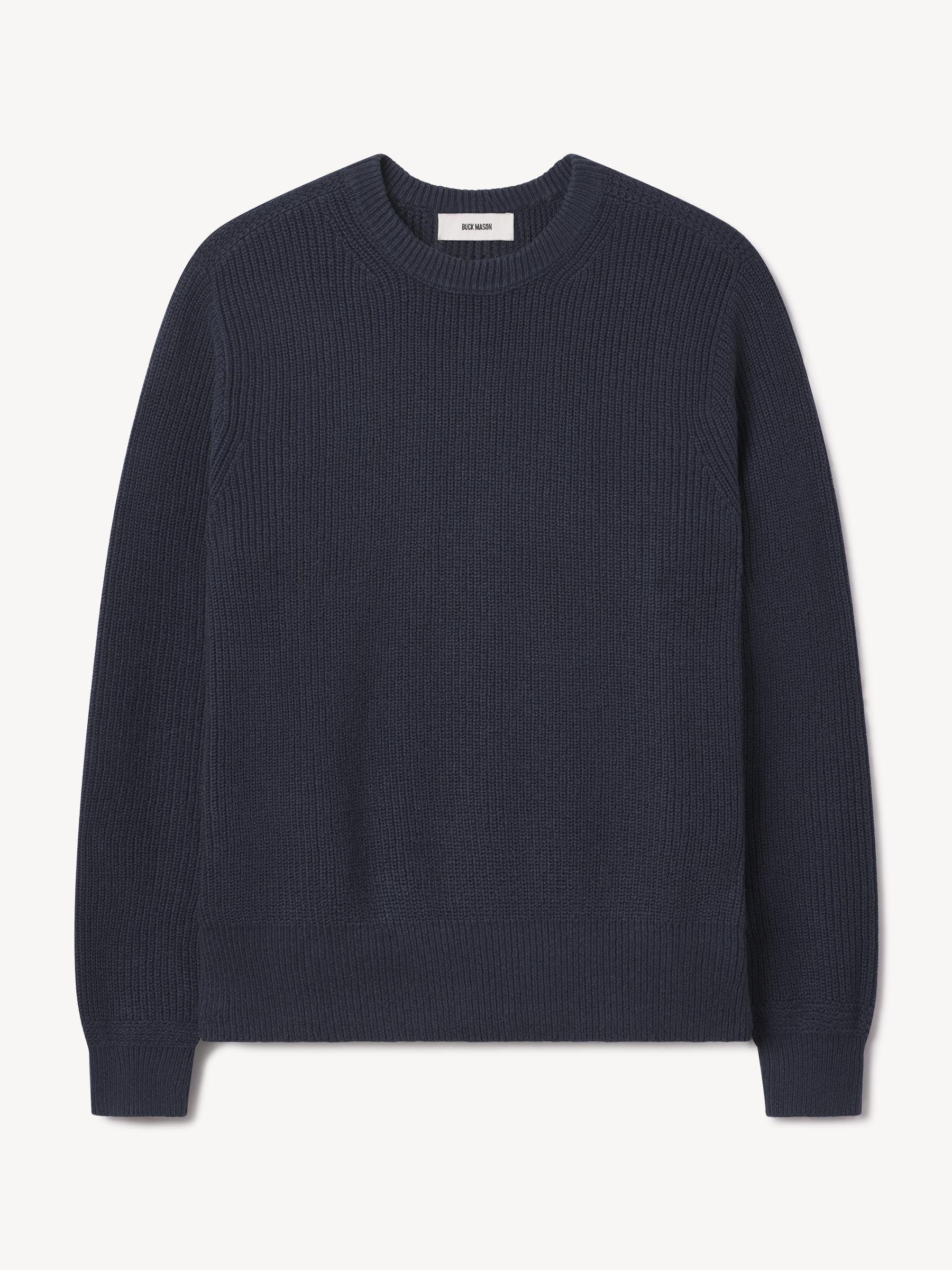 Tidal Indigo Seafarer Cotton Rib Crew Product Image