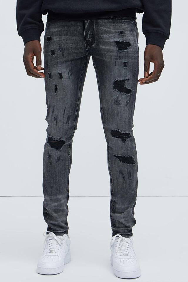 You Got That Ripped Skinny Jeans - Black Wash Product Image