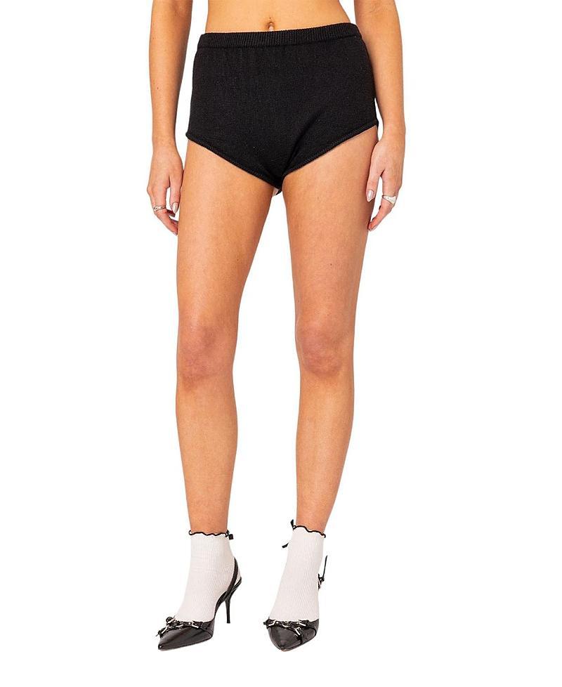 Womens Comfort club knit micro shorts Product Image