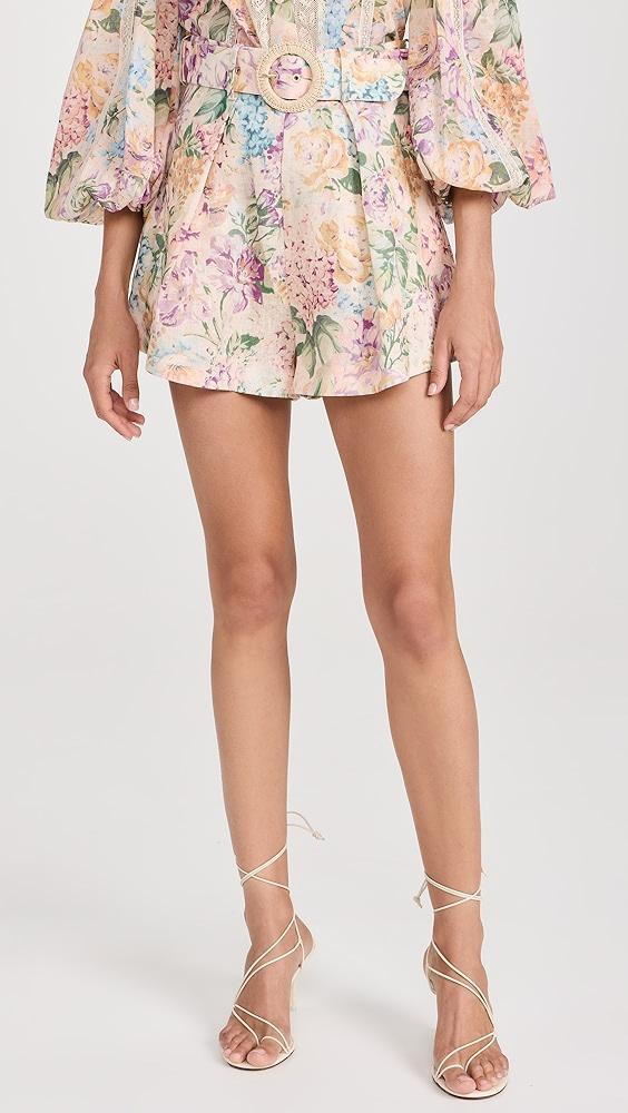 Zimmermann Halliday Tuck Shorts | Shopbop Product Image