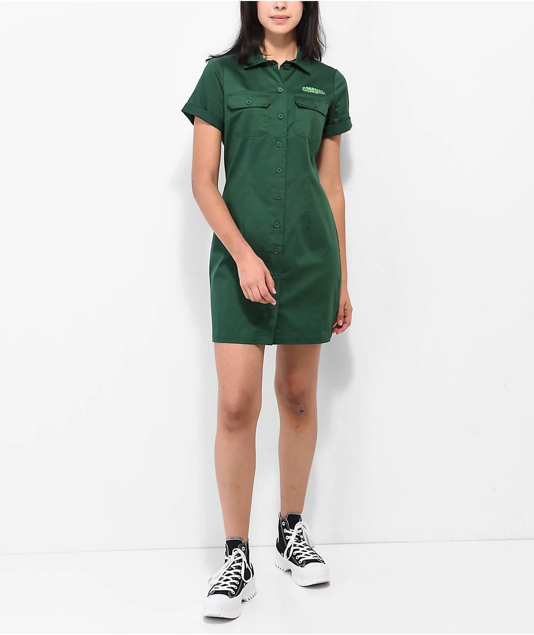 Empyre Brandi Green Worker Dress Product Image