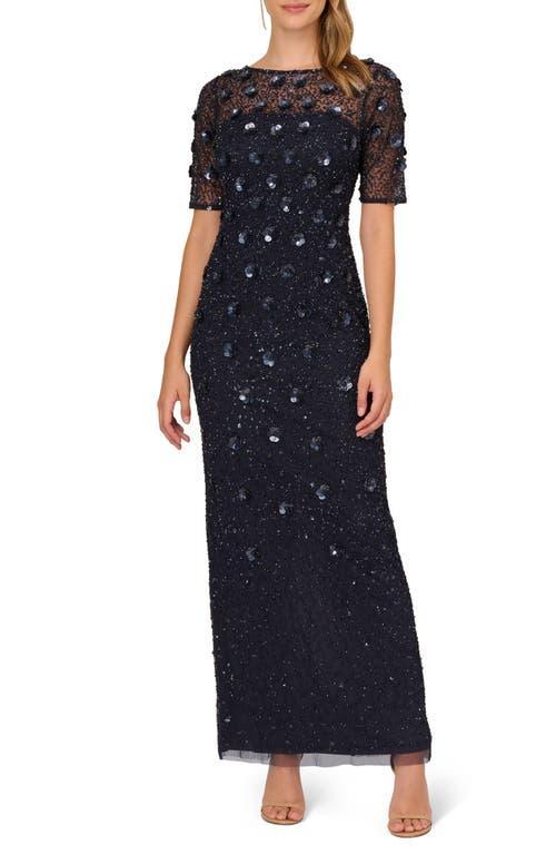 Adrianna Papell Beaded Evening Gown Product Image