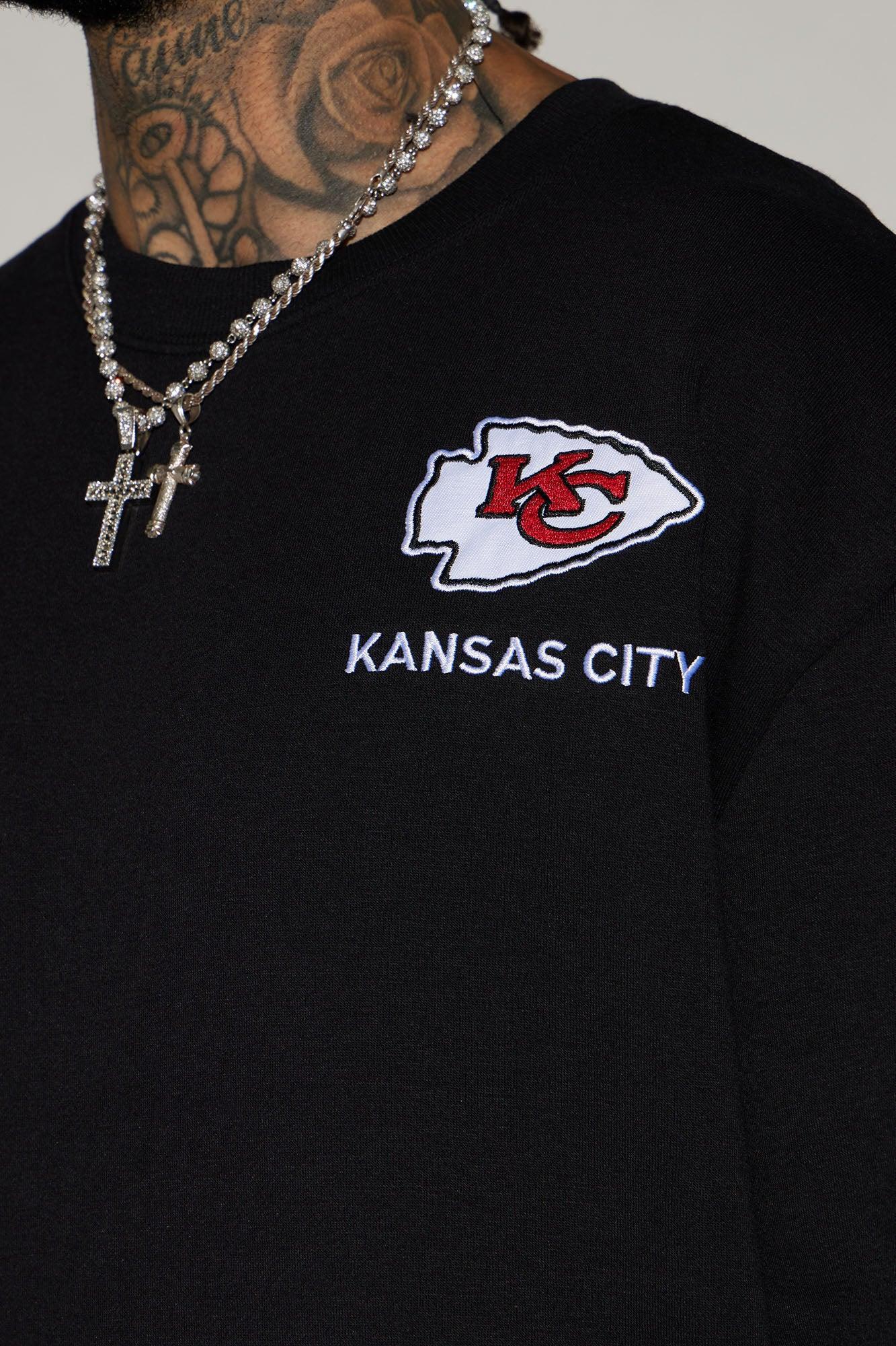 Chiefs Higher Education Fleece Crew Neck Sweater - Black/combo Product Image