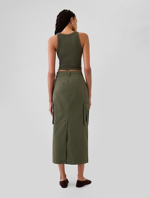 Utility Cargo Midi Skirt Product Image