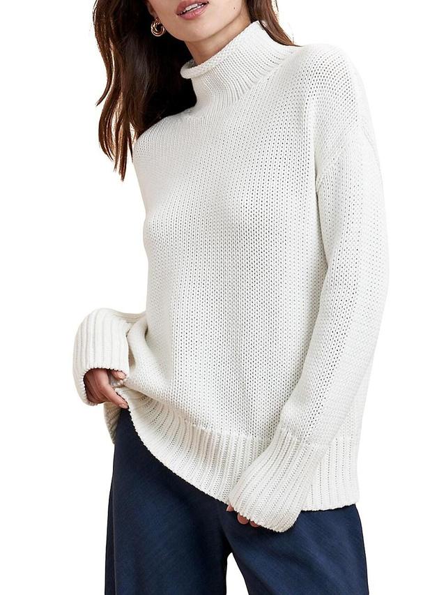 Womens Mock Neck Marina Sweater Product Image