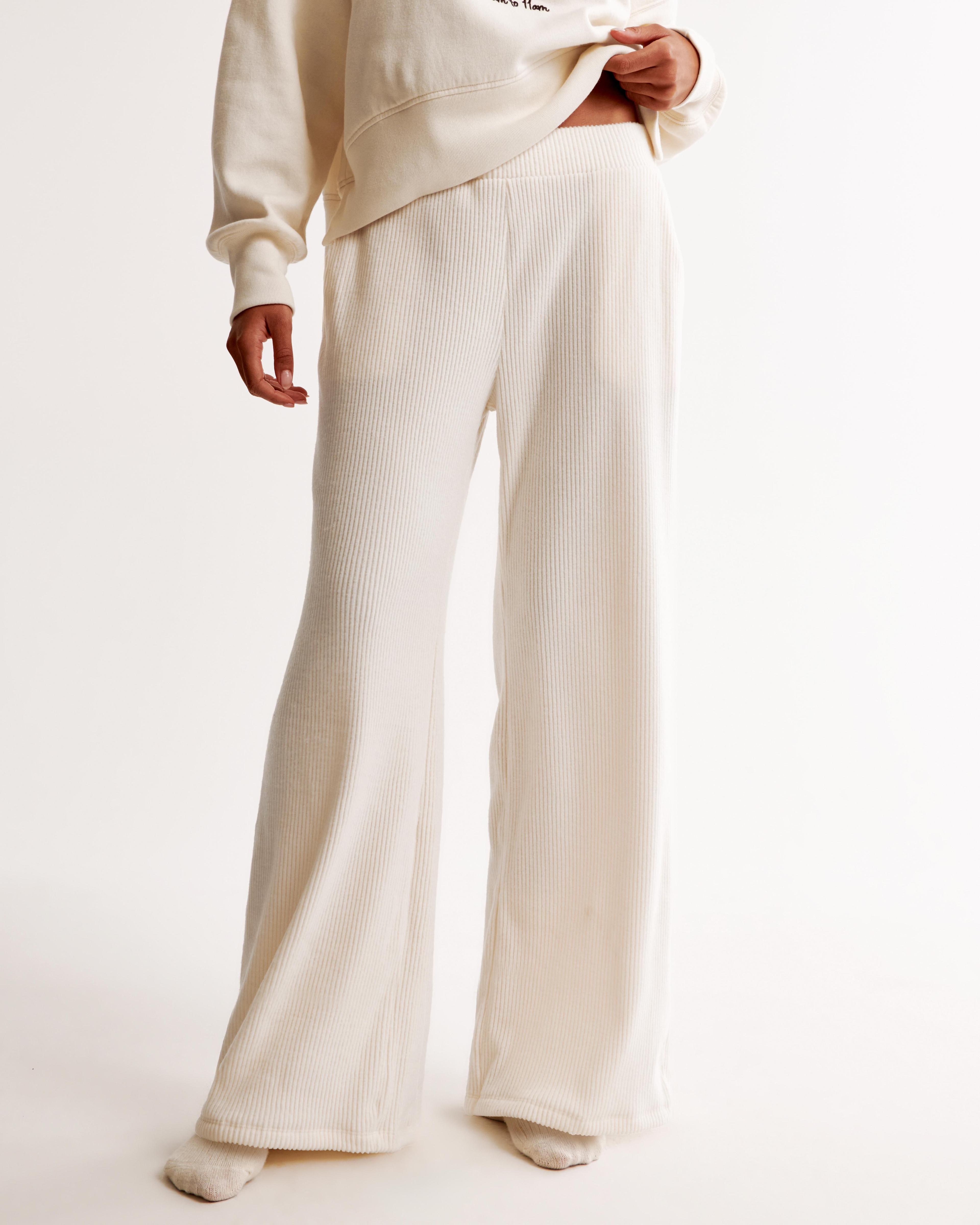 Brushed Rib Wide Leg Sweatpant Product Image