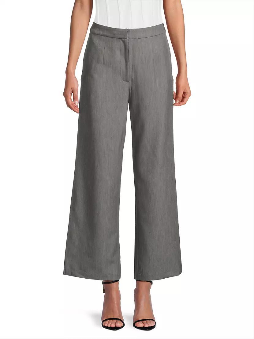 Stretch Wide-Leg Pants Product Image