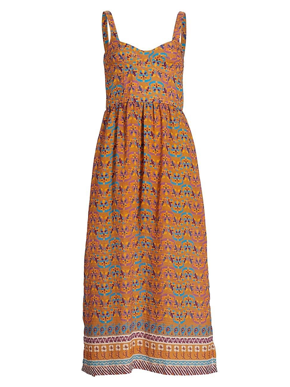 Womens Beatriz Geometric Midi-Dress Product Image