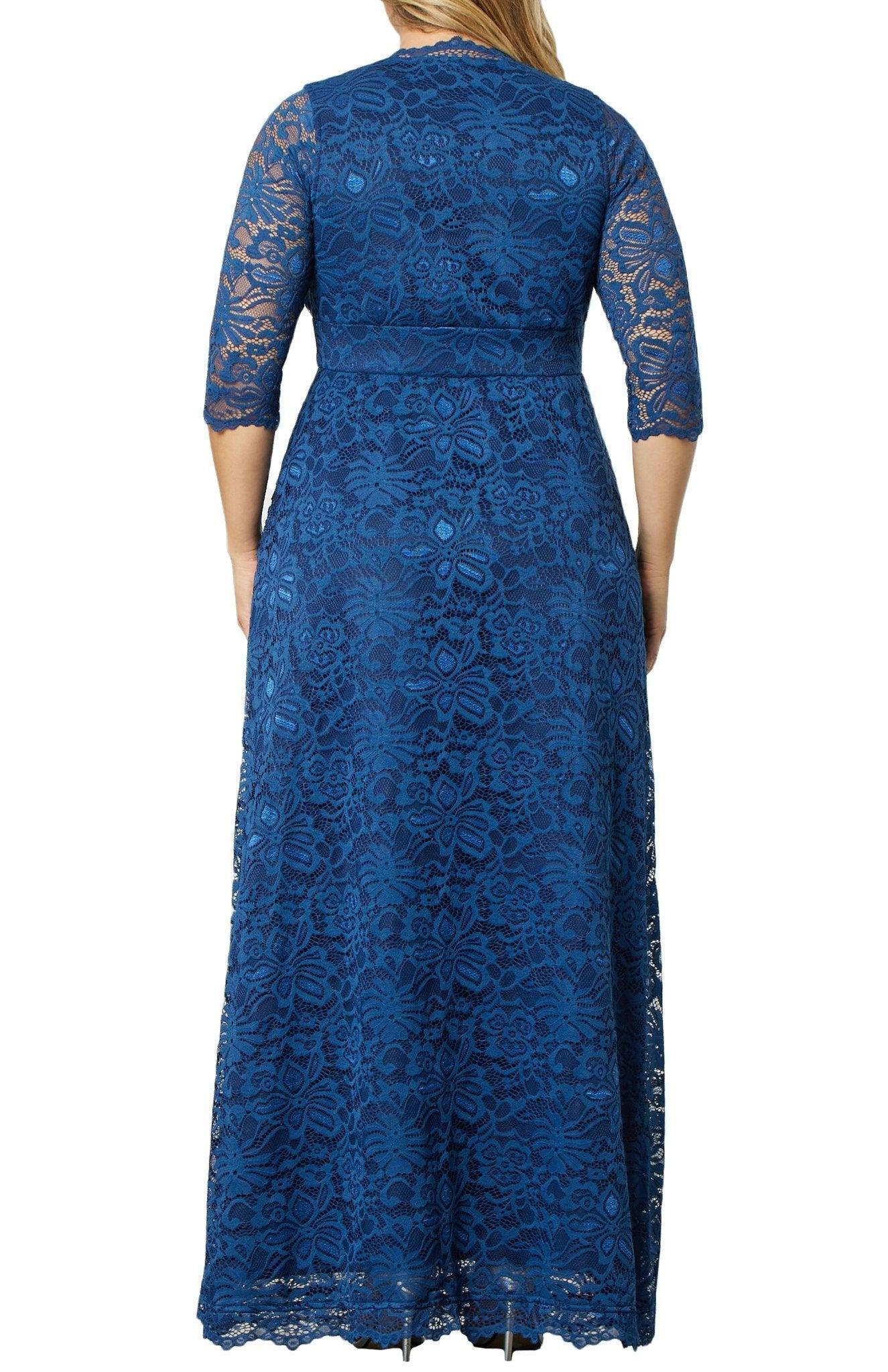 Maria Lace Evening Gown - Plus Product Image