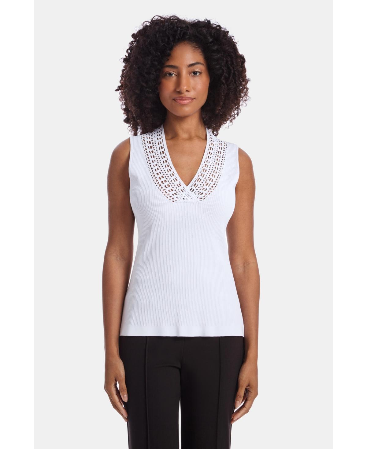 Womens The Extensive Sleeveless V-Neck Sweater Product Image