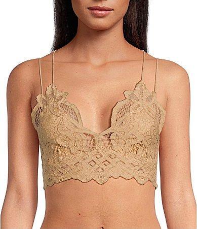 Free People Adella Crochet Lace Plunge Neck Bralette Product Image