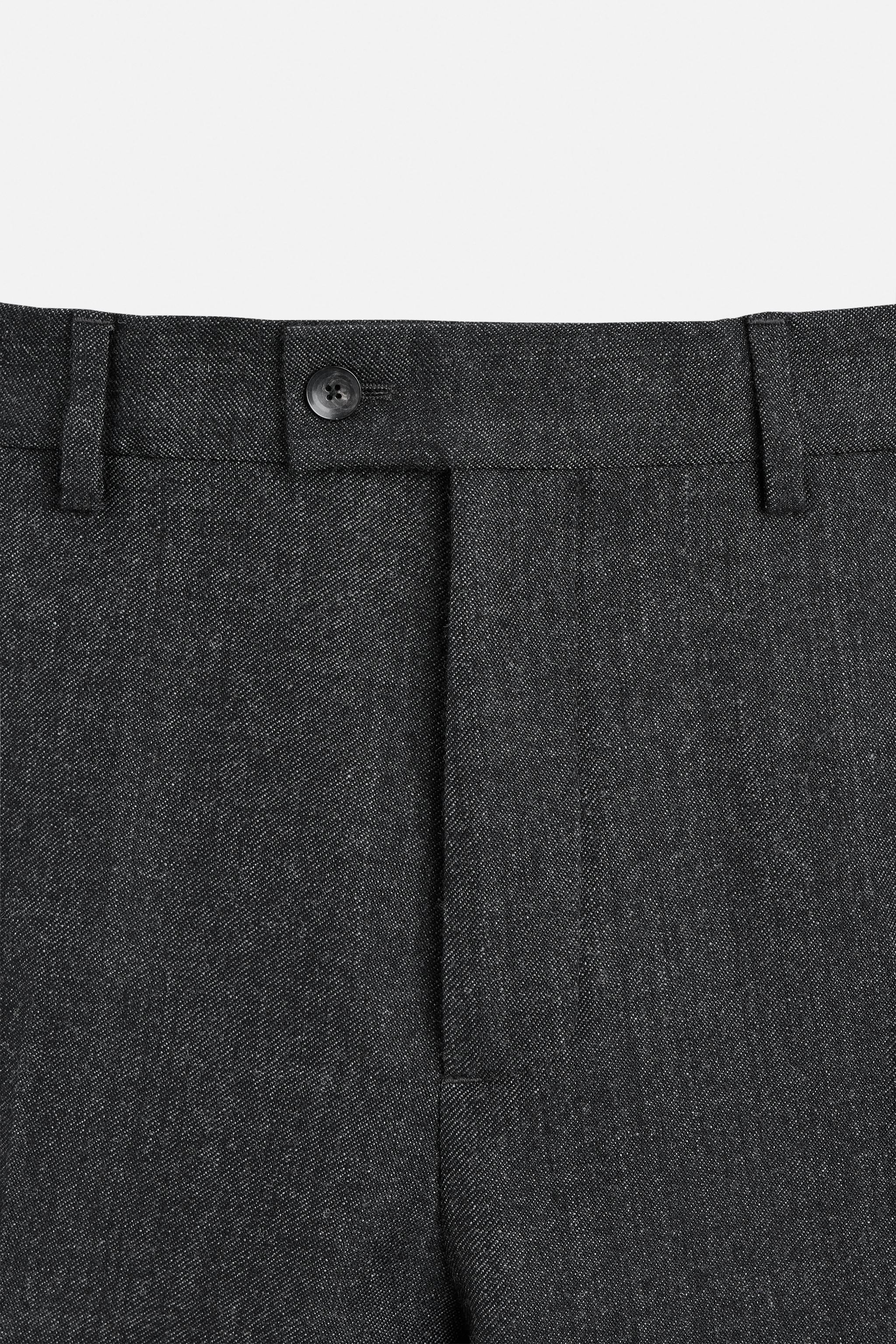 WOOL TWILL SUIT PANTS Product Image