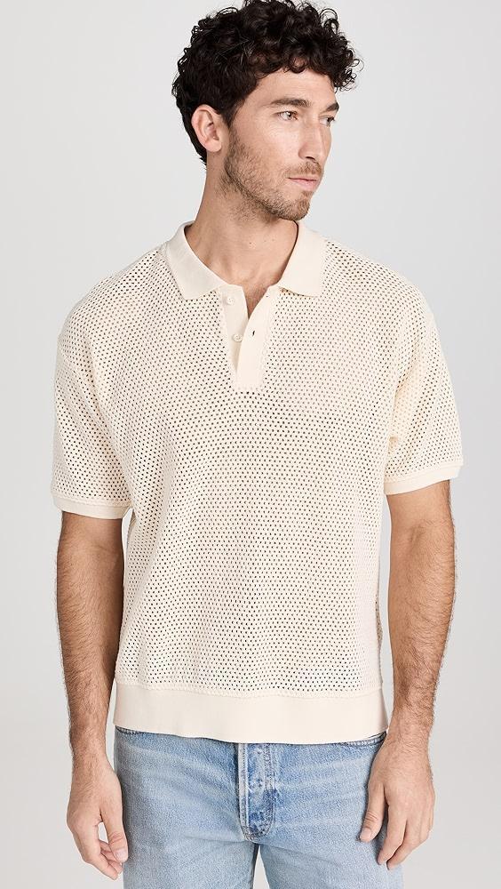 Obey Duke Mesh Polo | Shopbop Product Image