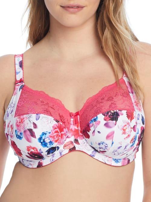 elomi Morgan Underwire Full Cup Bra with Stretch Lace (Sunset Meadow) Women's Bra Product Image