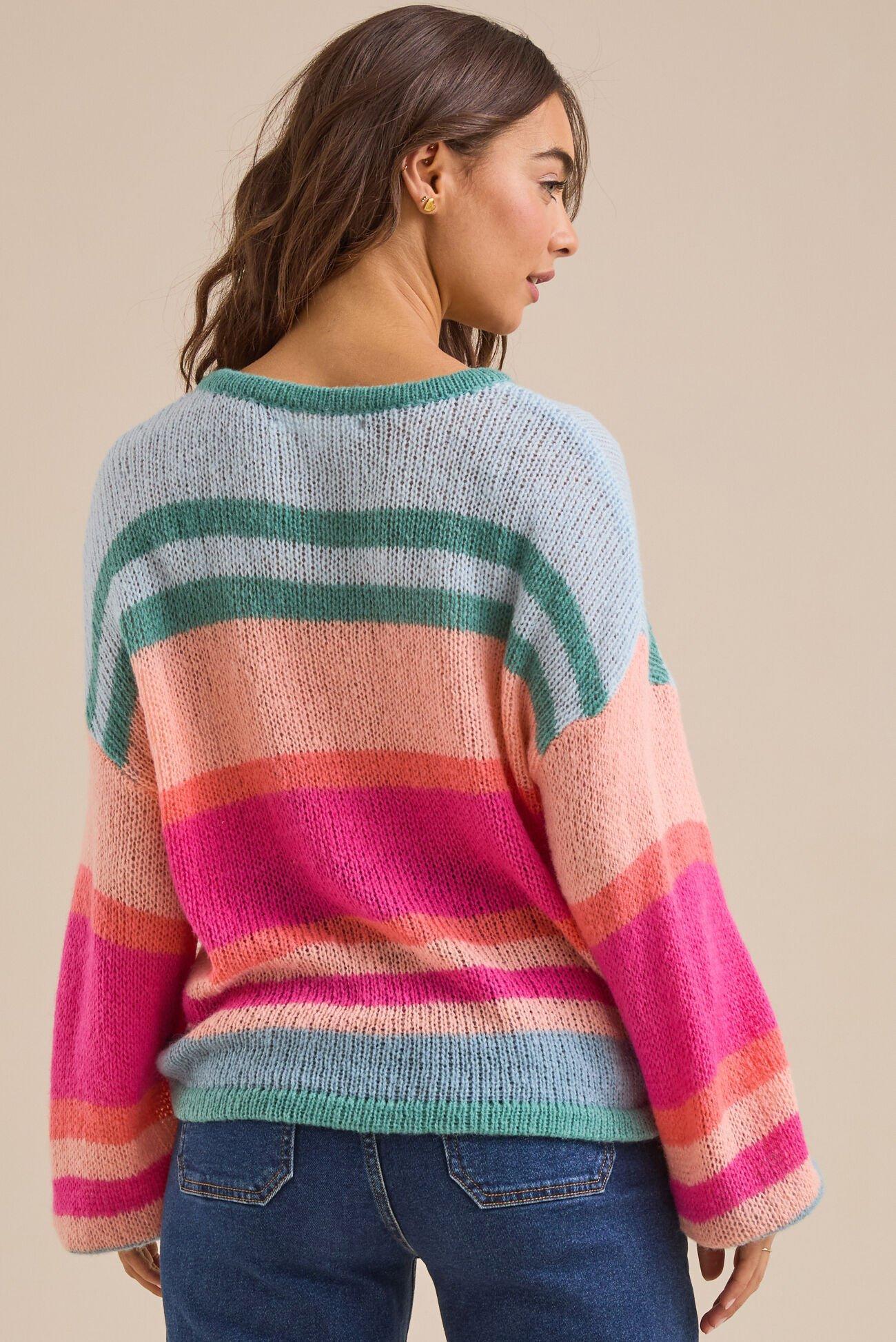 Christi Striped Pullover Product Image