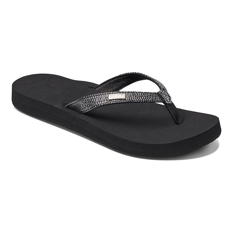 REEF Star Cushion Sassy Womens Flip Flop Sandals Grey Product Image